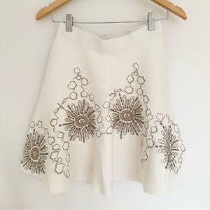 Limited Edition Handmade Embroidered Mini Skirt